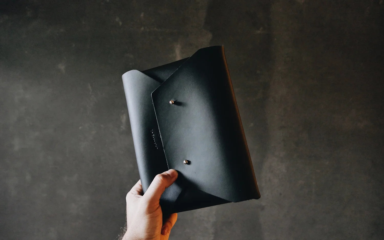 Seamless Leather Clutch