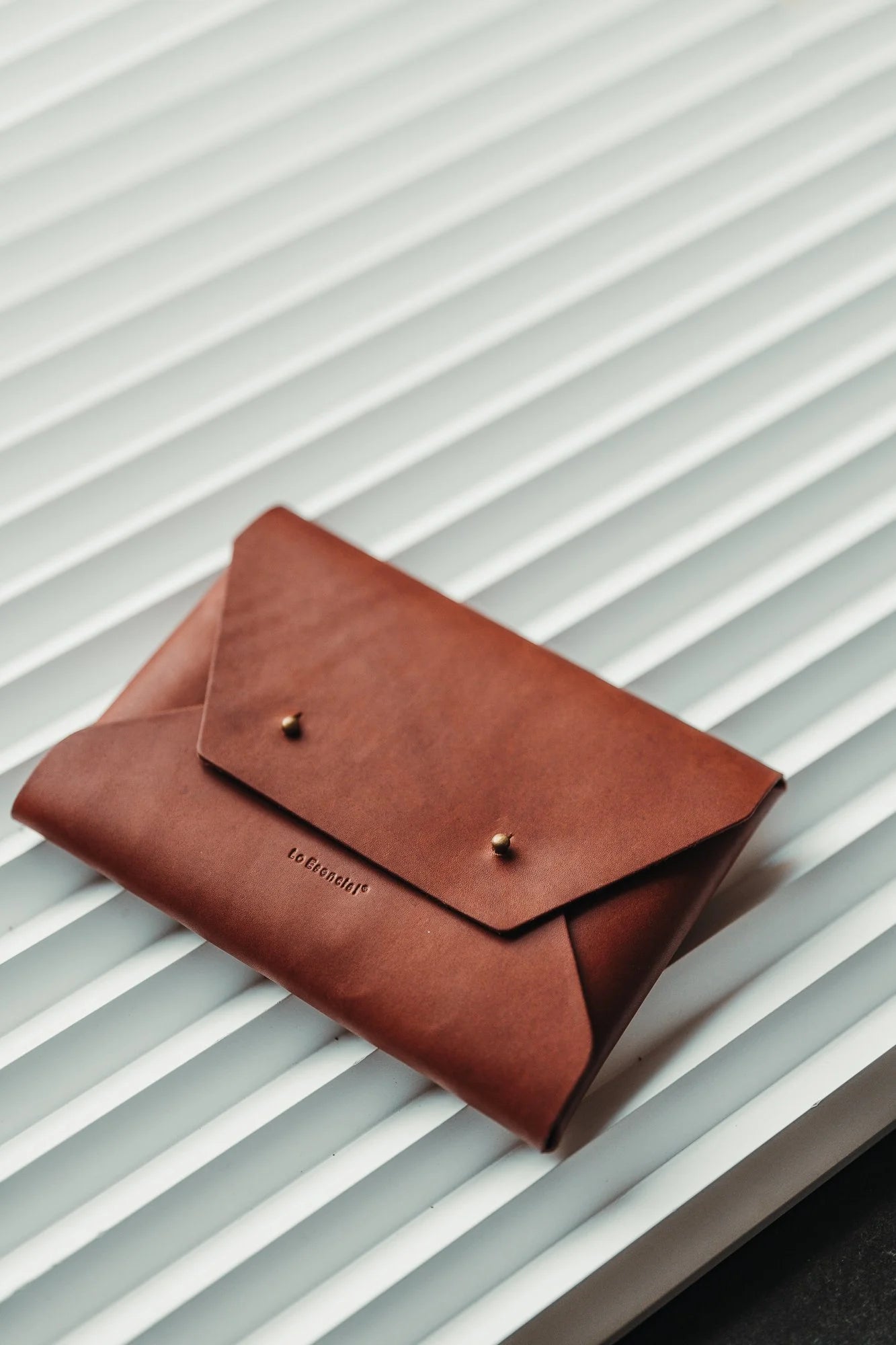 Seamless Leather Clutch