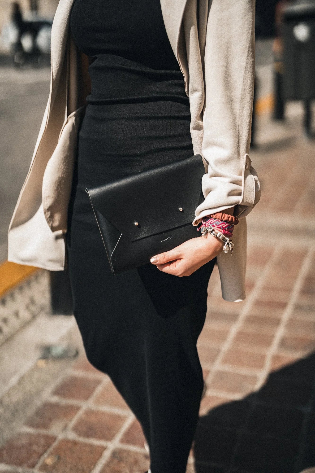 Seamless Leather Clutch